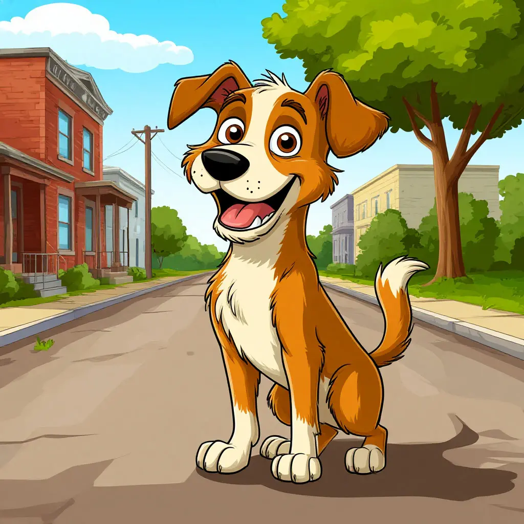 Street dog ally character